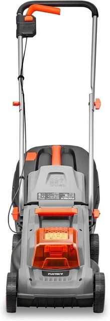 FUXTEC 20V Akku Rasenmäher FX-E1RM20ECO in Schwarz/Grau mit 30 l Fangkorb und Schnitthöhenverstellung 30-70 mm - Bild 1