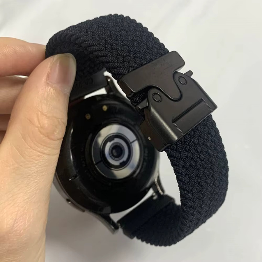 Xiaomi Uhrenarmband, Nylon, Schwarz, Unisex, 22 mm - Bild 3