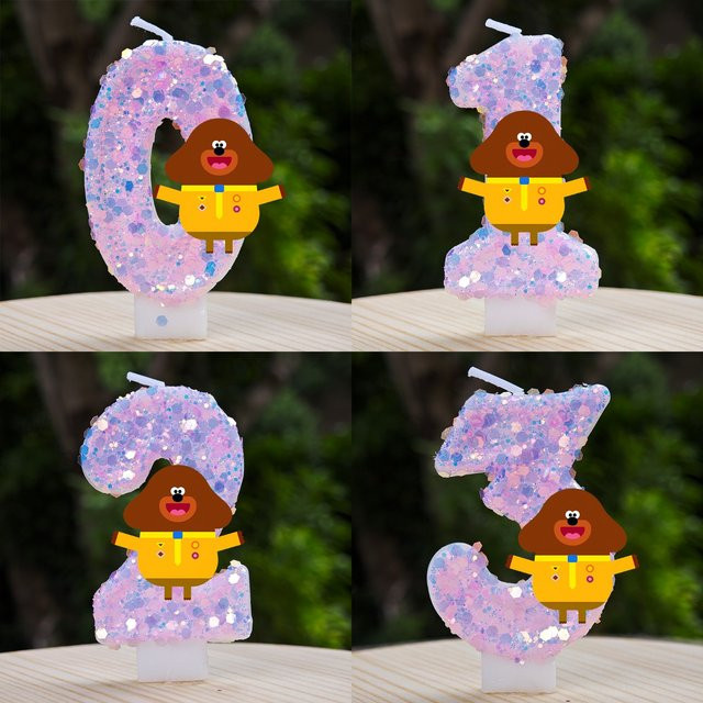 Bandai Hey Duggee Cartoon Geburtstagstortenkerze, Tortendekoration - Bild 1