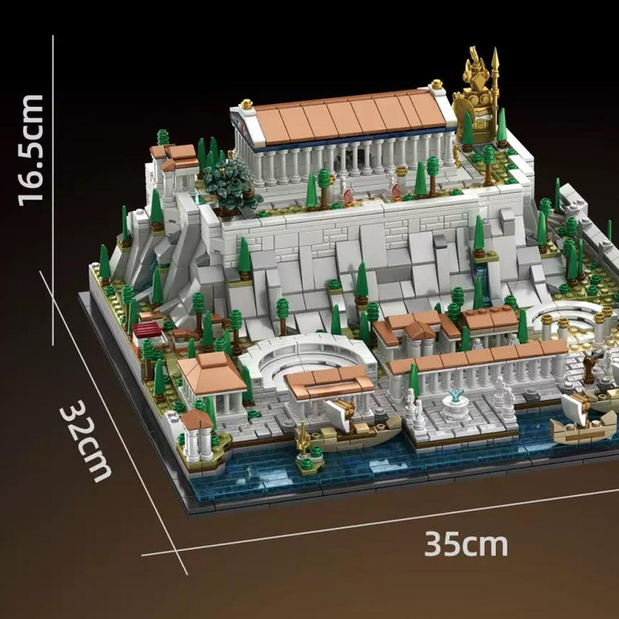 Yiran toy Akropolis von Athen Bausteine Architektur 6–12 Jahre - Bild 4