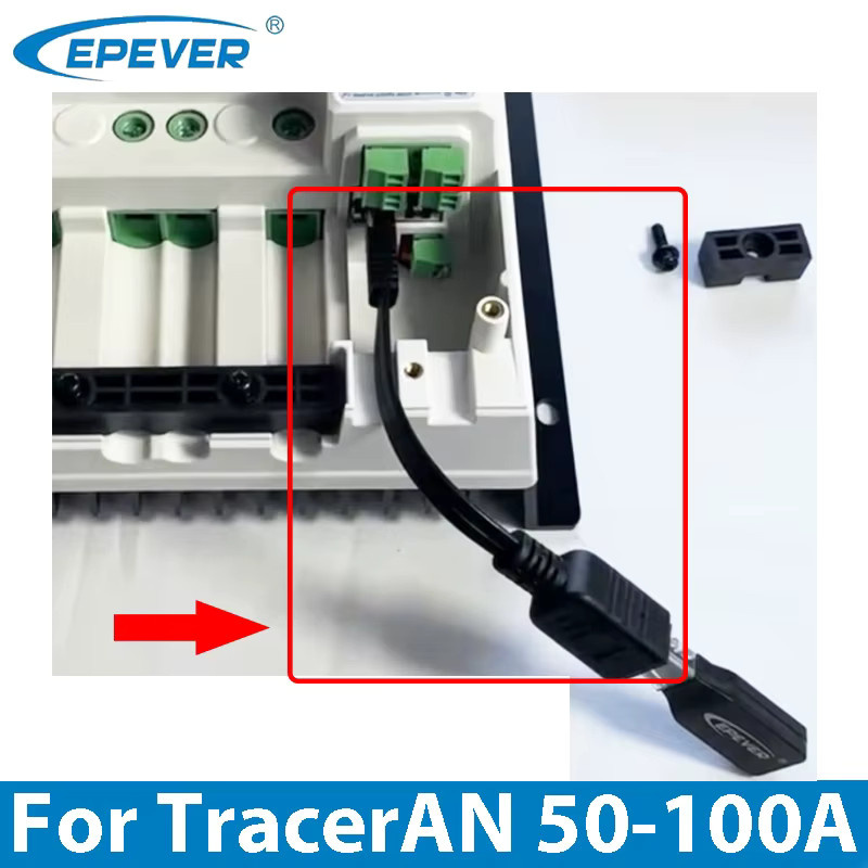 EPEVER Kommunikationskabel mit Bluetooth und WLAN zur Überwachung per Handy-App für MPPT-Controller TracerAN, BP und DRN in Schwarz - Bild 3