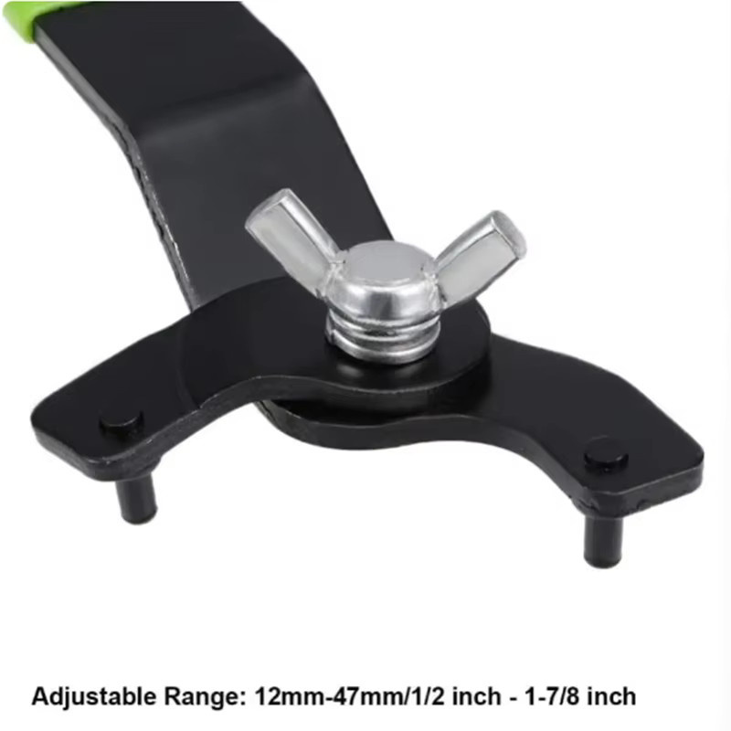 GHTYONG Professioneller Winkelschleifer Schraubenschlüssel, Einstellbarer Kontermutter-Schlüssel mit 12-47mm Spannweite für Schneidemaschinen - Bild 7