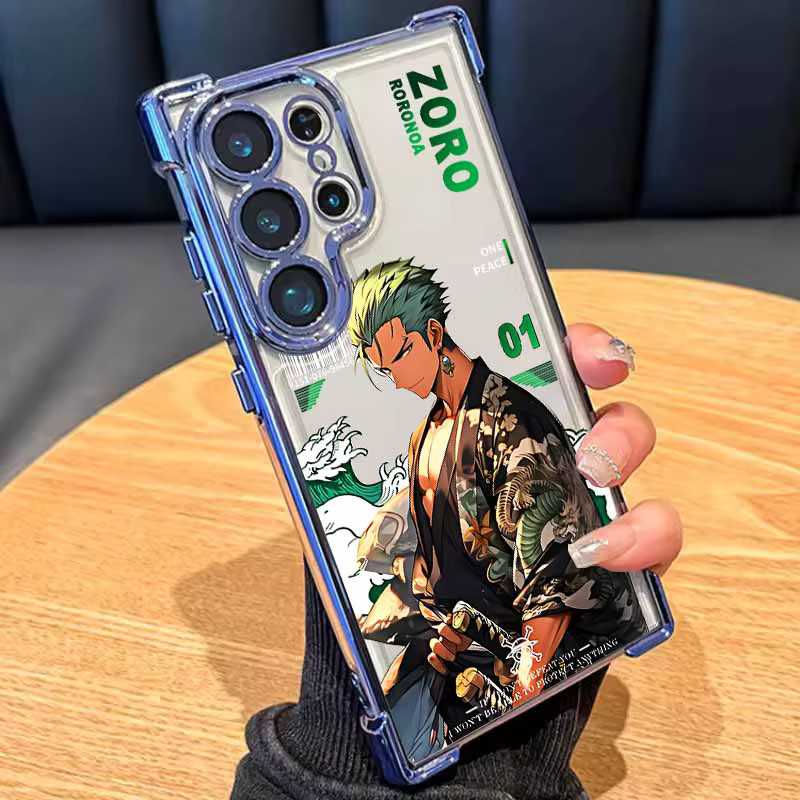 ONE PIECE Luffy Zoro Handyhülle für Samsung Galaxy S26 S25 S24 S23 S22 S21 S20 Ultra Plus Silikon-Softcase Sturzsicher - Bild 3
