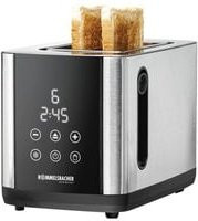 Rommelsbacher Sunny Toaster TO 850 in Silber mit Digitalanzeige und Edelstahlgehäuse - Bild 1