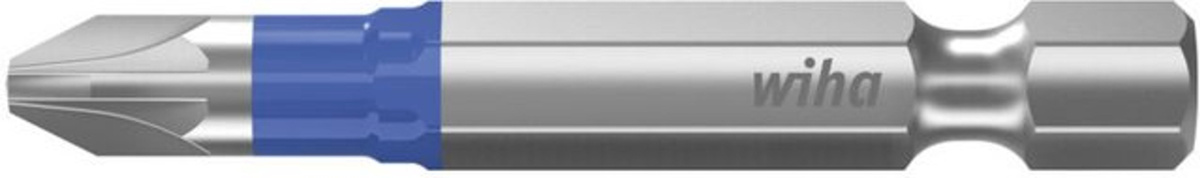 Wiha Bit Set T-Bit 5-tlg. Pozidriv PZ2 1/4 Zoll 50 mm in blauer Box - Bild 2