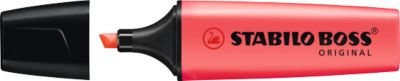 Stabilo BOSS Original Textmarker mit Keilspitze in Rot - Bild 1