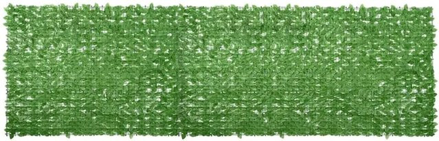 vidaXL Balkon-Sichtschutz künstliche Hecke in Grün, semi-transparent, B/H: 600 x 150 cm - Bild 1