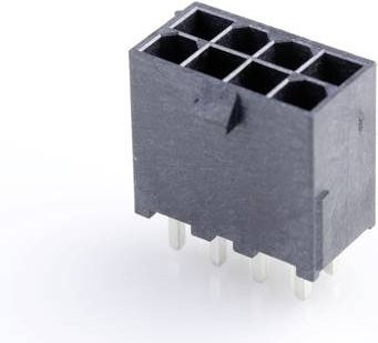 Molex Einbau-Stiftleiste Standard 8-polig Schwarz Rastermaß 4.2mm - Bild 1