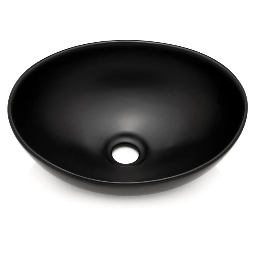 Stilform Park Aufsatzwaschbecken aus Keramik in Schwarz Matt, B: 40 cm, T: 34 cm, H: 14,5 cm - Bild 2