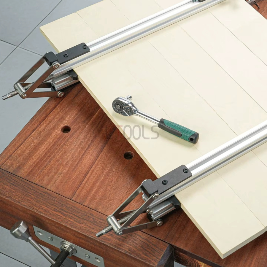 LTOOLS Fixierklemme aus Aluminiumlegierung für Holzbearbeitung und 3030 Aluminiumprofile in Silber - Bild 2