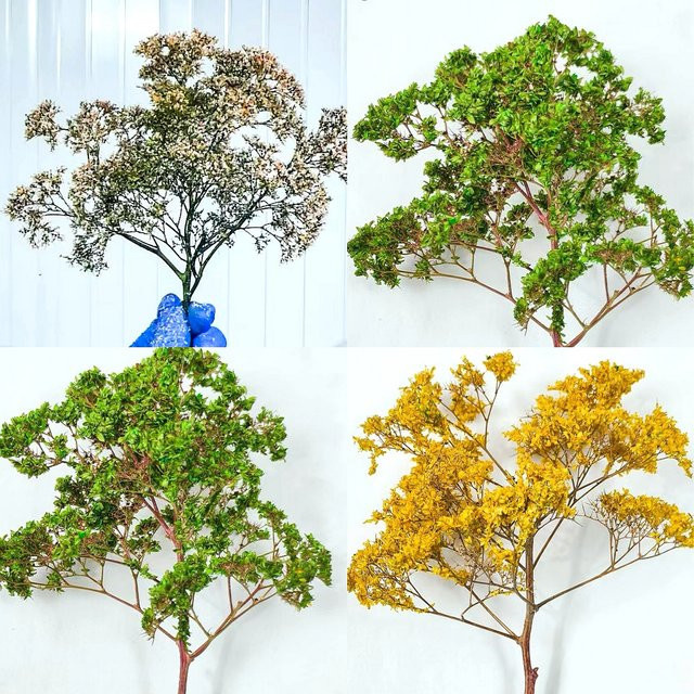TERAYSUN Miniatur-Modellbaum, Schaumstoff, 1:87 (Spur H0) - Bild 1