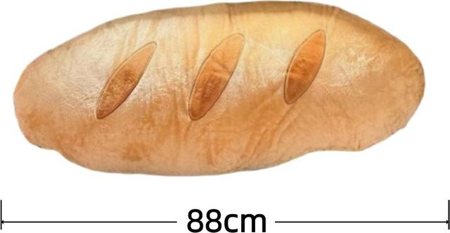 Baguette Plüschkissen von Yiran Health & Beauty in Braun als kreatives Dekokissen und Spielzeug - Bild 1