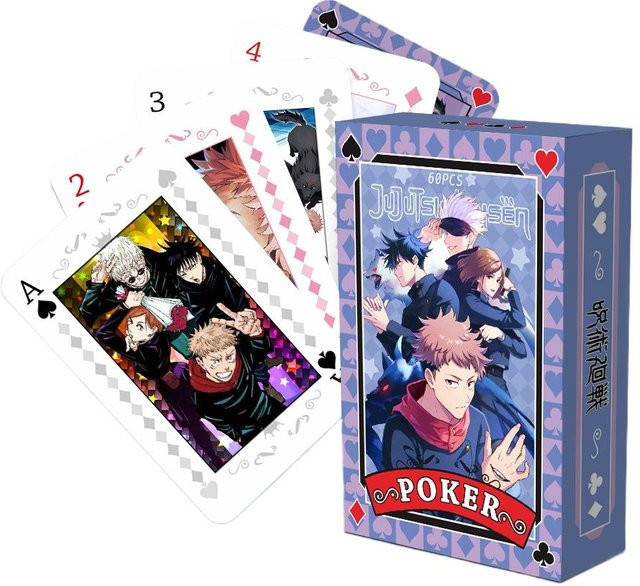 Fashnics Jujutsu Kaisen Anime Poker, Kartenspiel, ab 14 Jahren - Bild 1