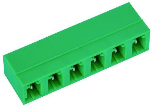 PTR Hartmann Stiftleiste Standard mit 11 Polzahlen und 5,08 mm Rastermaß in Grün - Bild 1