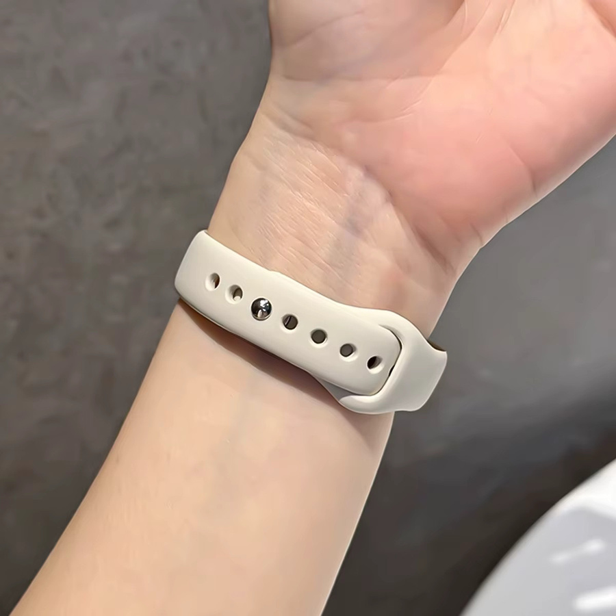 OAKCHARM Uhrenarmband Silikon, Weiß, Unisex - Bild 3