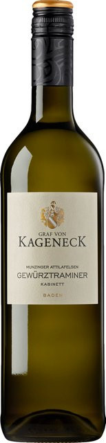 Munzinger Gewürztraminer Kabinett Weißwein, Baden, 2024, lieblich, 0,75 l - Bild 1