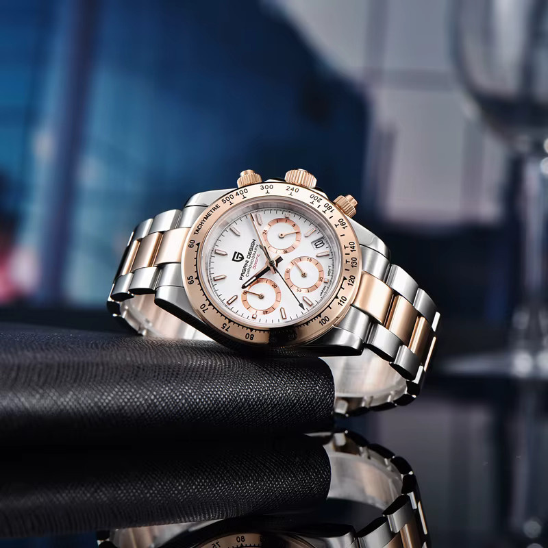 PAGANI DESIGN Chronograph, Gold, Edelstahl, Quarz, Herren - Bild 4