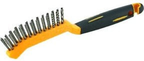 Bremssattelbürste OSBORN 2-reihig in Gelb-Schwarz mit 0,3 mm Drahtstärke und einer Länge von 245 mm - Bild 1