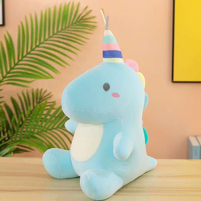 Joyful toys Dinosaurier-Puppe, Plüschtier, blau - Bild 1