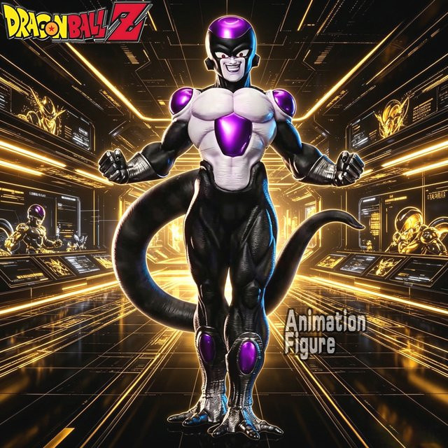 Bandai Dragon Ball Z Frieza Actionfigur, Schwarz-Gold, Kunststoff - Bild 1