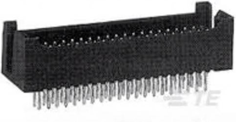 TE Connectivity Einbau-Stiftleiste Standard in Schwarz aus Kunststoff, Artikelnummer 1-102692-6 - Bild 1