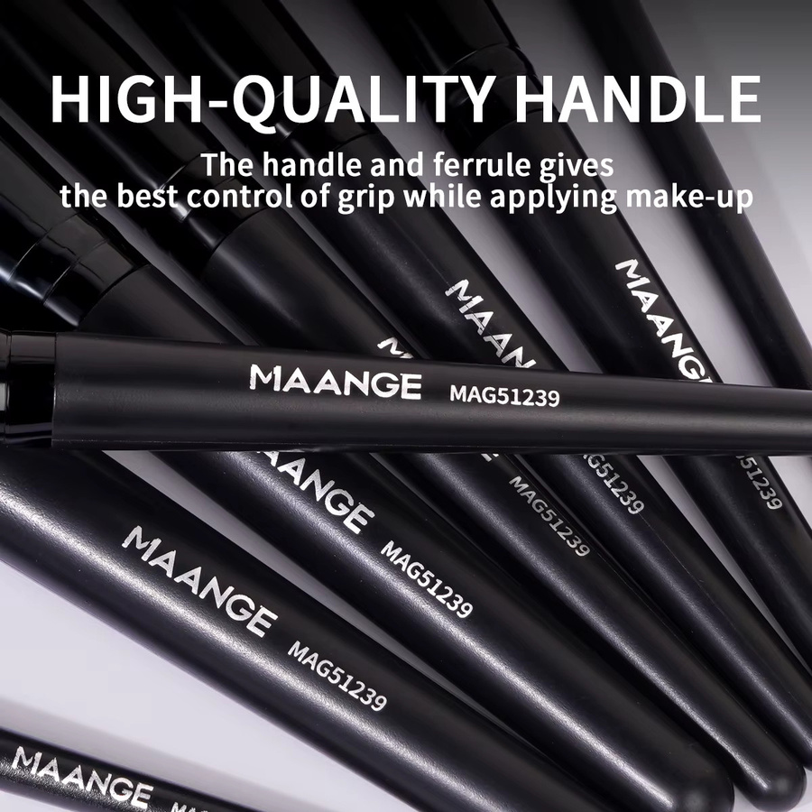 MAANGE Make-up-Pinsel-Set, 18-teilig, Unisex, mit Reise-Aufbewahrungsbox - Bild 5