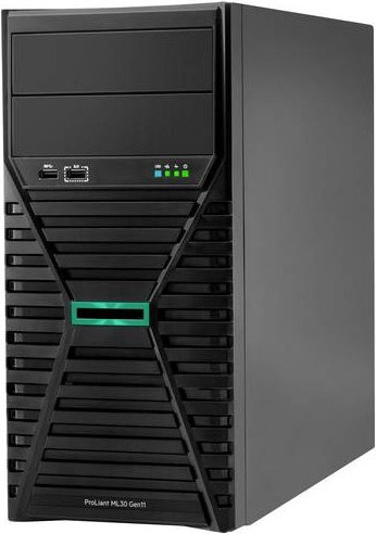 HP Hewlett Packard Enterprise Server ML30 G11 mit Intel Xeon E-2434 5.0 GHz, 32 GB RAM und 480 GB SSD, Schwarz - Bild 1