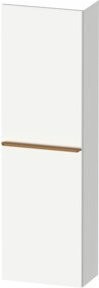 Duravit Halbhochschrank D-Neo in Weiß Matt, Wandmontage, 1 Tür mit 4 Einlegeböden, B/T/H: 40 x 24 x 132 cm - Bild 1