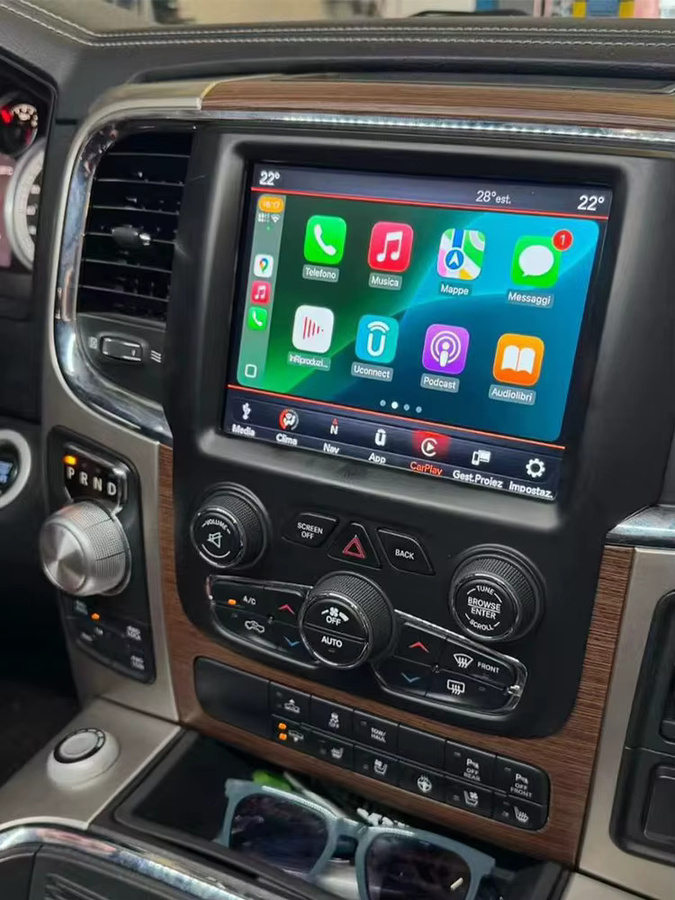 Sazy Auto Sinairyu Apple CarPlay und Android Auto Drahtloses Modul für Jeep Grand Cherokee XJ KL Wrangler Compass Commander - Bild 5