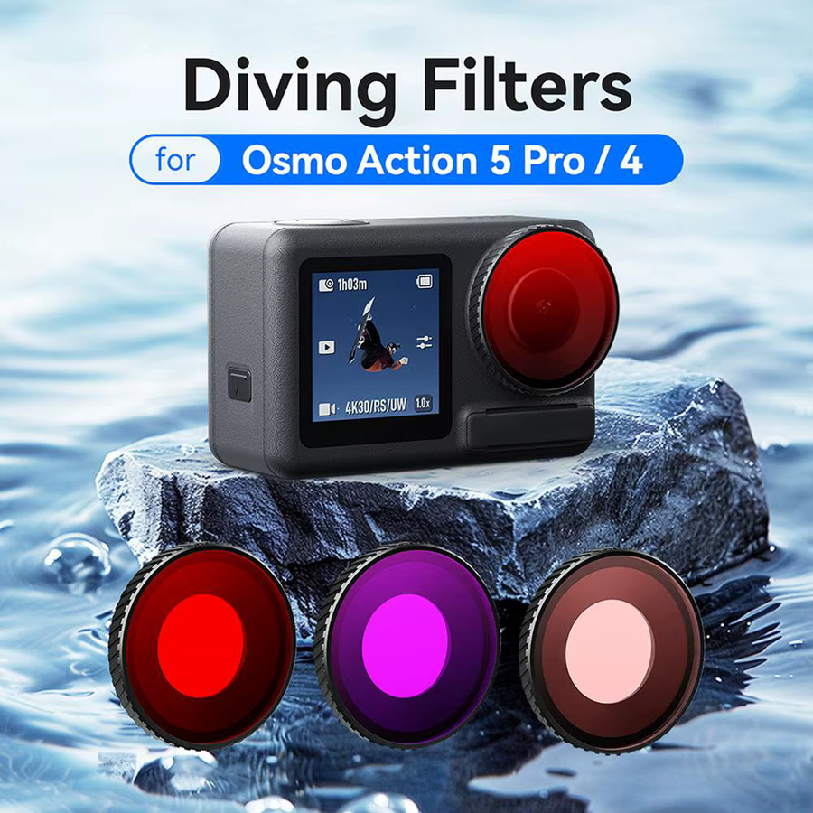 DJI Wasserdichter Schutzfilter für Osmo Action 5 Pro und Osmo Action 4 Sportkamera-Zubehör - Bild 2