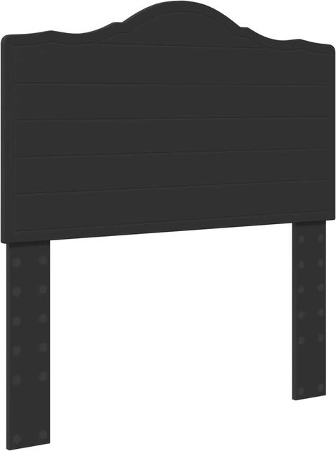 vidaXL Kopfteil in Schwarz und Eichen-Optik aus Holzwerkstoff, modern und matt - Bild 1