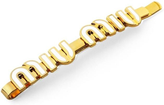 Miu Miu Haarspange Logo - Bild 1