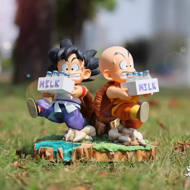 Bandai Dragon Ball Son Goku und Krillin Actionfiguren, 15cm, Kunststoff - Bild 2