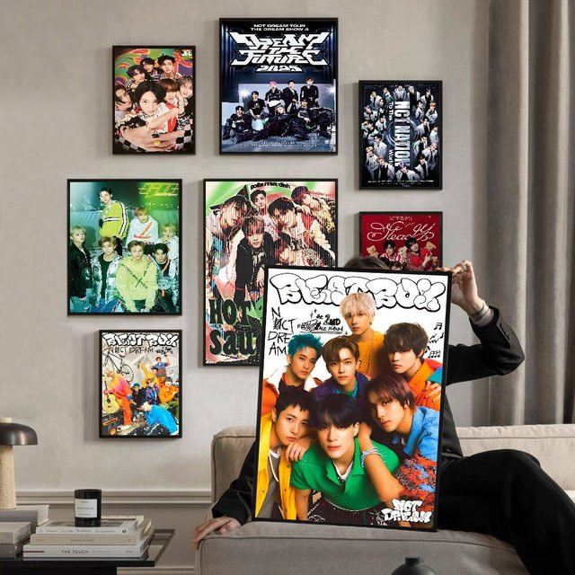 NCT DREAM DIY Sticky Poster Whitepaper Kunstwerk in Weiß für Nordic Home Decor - Bild 1