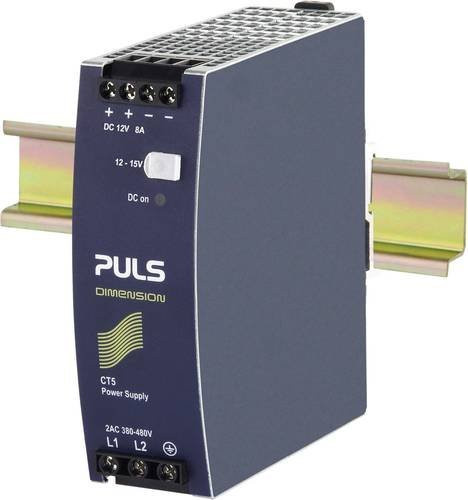 PULS CT5.121 Hutschienen-Netzteil 12 V/DC 8A 96W Schwarz - Bild 1