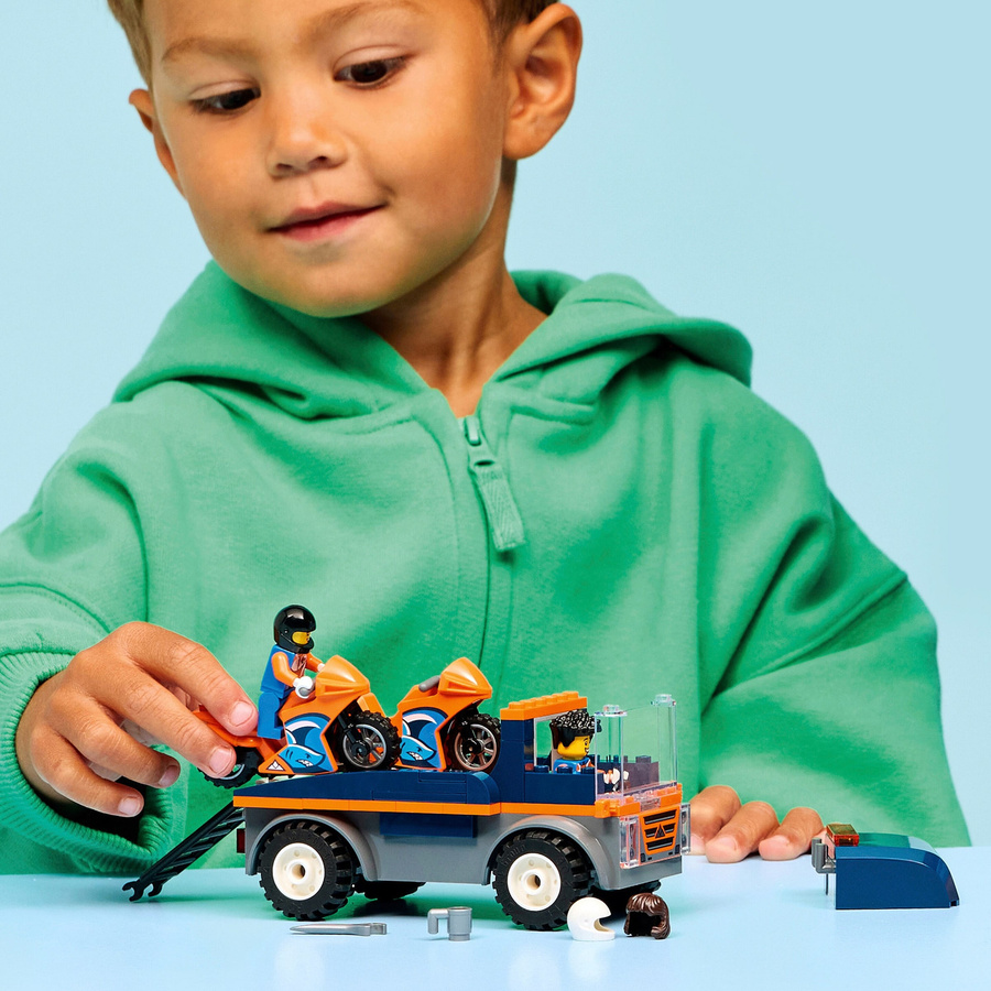 LEGO City Motorradtransporter Konstruktionsspielzeug - Bild 4