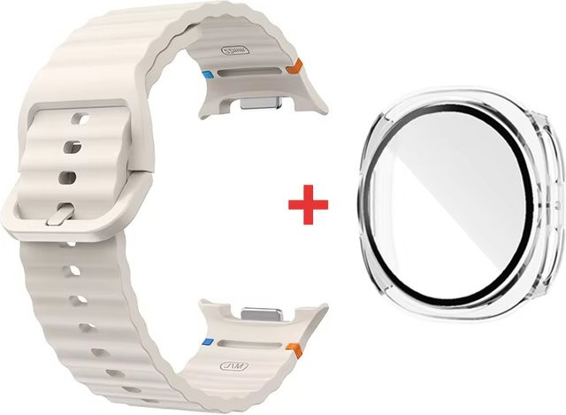 Samsung Uhrenarmband und Hülle, Silikon, Samsung Galaxy Watch 8, Unisex - Bild 1
