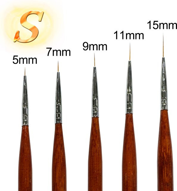 RolinStar Nylon-Liner-Pinsel für Nageldesign - Bild 1