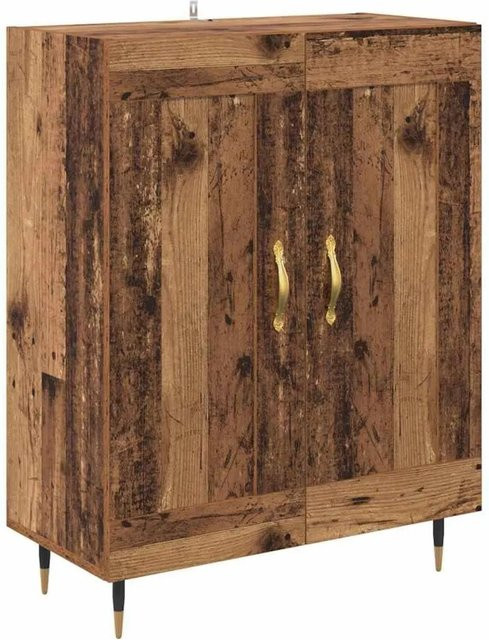 vidaXL Sideboard aus Holzwerkstoff in Braun, modernes Design für dein Wohnzimmer, B/T/H: 69,5 x 34 x 90 cm - Bild 1