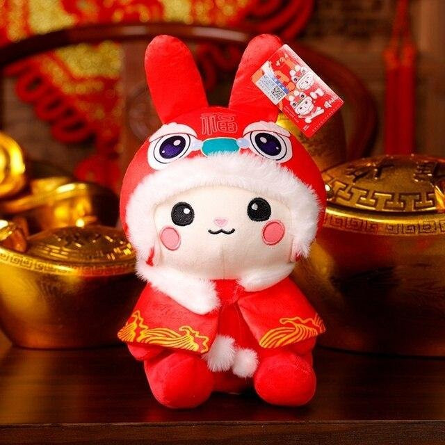 Binchi Keji Travel Tang-Anzug Kaninchen-Plüschtier, 20cm, ab 12 Jahre - Bild 1