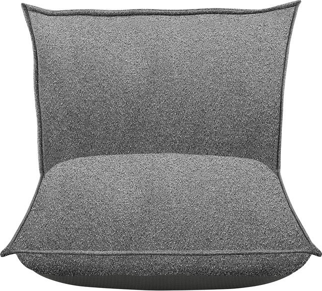 Blomus Lounger Chair GROW in Stone Bouclé mit passenden Kissen in Beige und Grau - Bild 1
