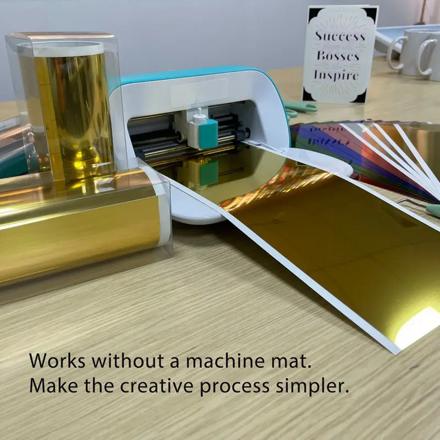 Cricut Metallvinyl selbstklebend für Dekoraufkleber, kompatibel mit Cricut Joy, Joy Xtra, Maker 3, Maker und Explore 3 - Bild 1