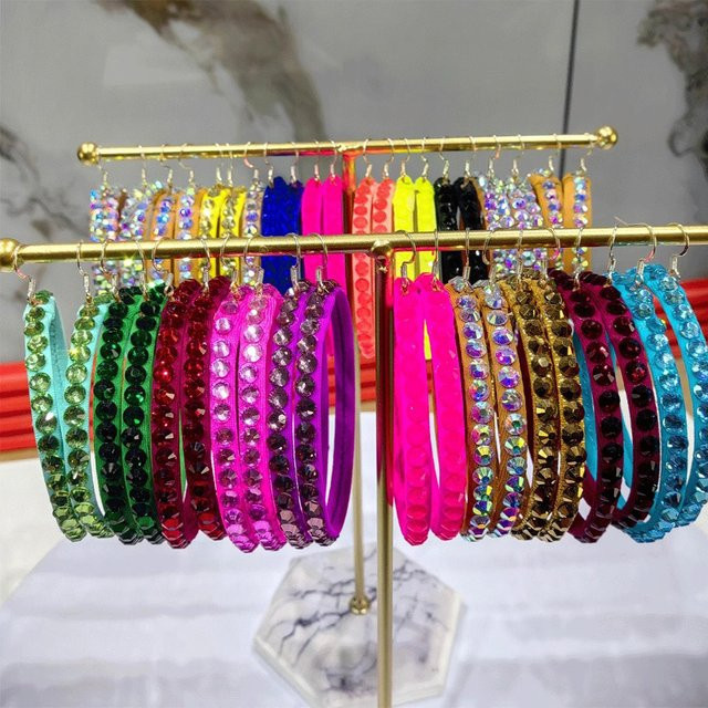 Ohrringe, Diamant, Kristall, Unisex - Bild 1