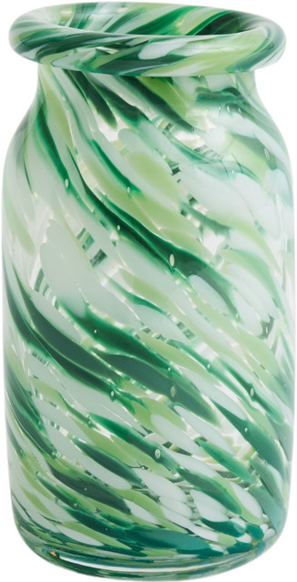 HAY Splash Vase in Mehrfarbig mit Pünktchen-Design aus Buntglas - Bild 1
