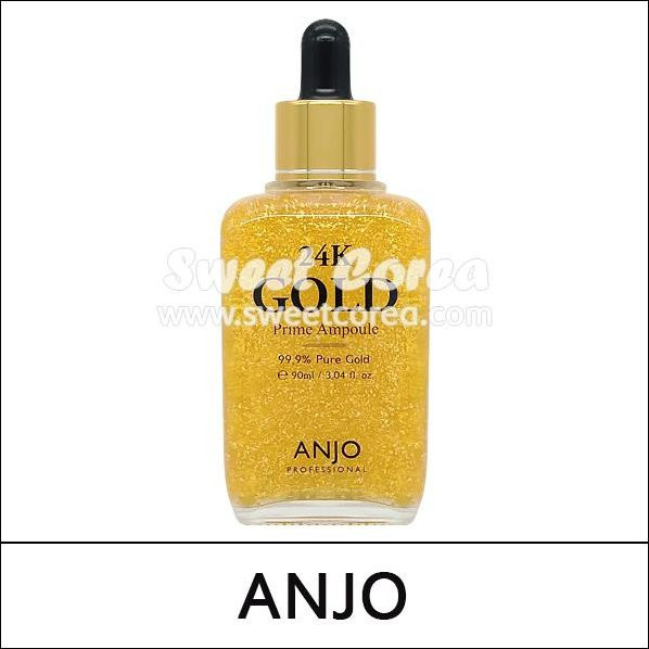 Anjo 24K Gold Prime Ampulle Serum, 90 ml, mit Niacinamid, Hyaluronsäure, Panthenol - Bild 1
