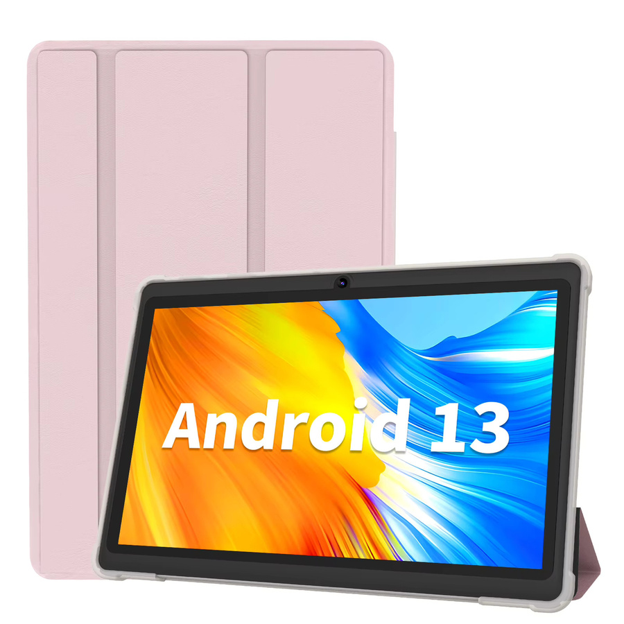 Pritom 7-Zoll Tablet Android 13 mit 4 GB RAM und 32 GB ROM inklusive Lederhülle in Schwarz oder Blau - Bild 1