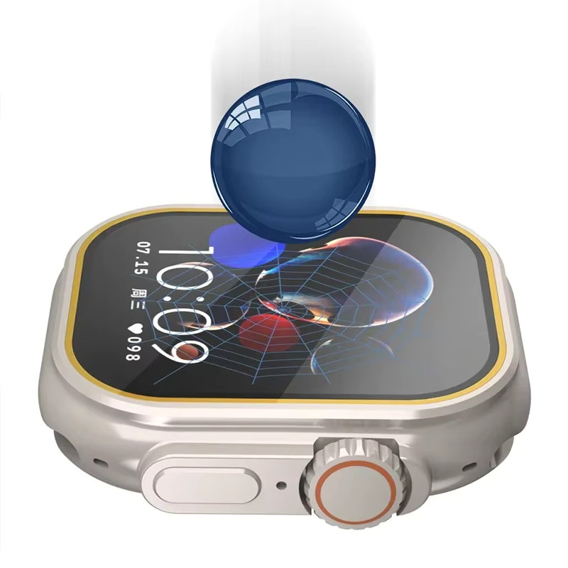 Apple Schutzfolie Glas, Apple Watch Ultra 49mm - Bild 2