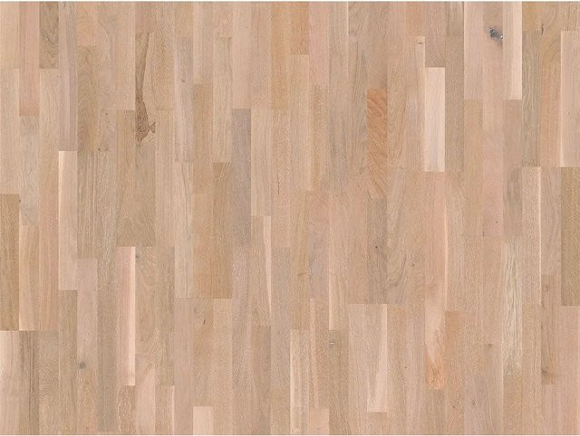 Parador Parkettmuster Basic Eiche in Weiß und Beige mit Mattlack - Bild 1
