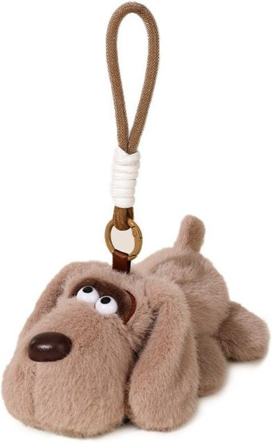 Plüschtier Hund Schlüsselanhänger, PP-Baumwolle, Kinder - Bild 1