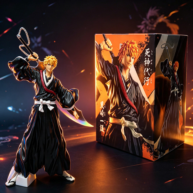 Bandai Bleach Kurosaki Ichigo Actionfigur, 21cm, Kunststoff - Bild 1
